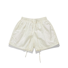 CREAM SHORTS PARACHUTE FABRIC