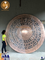 MẶT TRỐNG GÒ ĐỒNG ĐỎ ĐƯỜNG KÍNH 3M