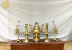 BỘ ĐỒ THỜ ĐỒNG VÀNG THAU