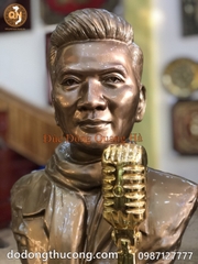 TƯỢNG CHÂN DUNG CA SĨ ĐÀM VĨNH HƯNG CAO 50CM ĐÃ HOAN THÀNH