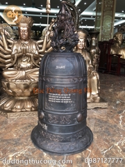 CHUÔNG ĐỒNG 100KG XI ĐEN GIẢ CỔ