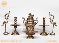 BỘ ĐỈNH ĐỒNG ĐỎ RỒNG NỔI 50 VÀ PHỤ KIỆN