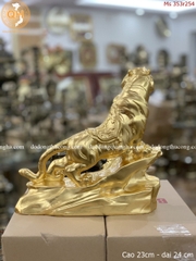 TƯỢNG HỔ CHỮ PHÚC THẾP VÀNG 9999