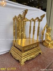NGAI THỜ ĐỒNG VÀNG THẾP VÀNG 9999