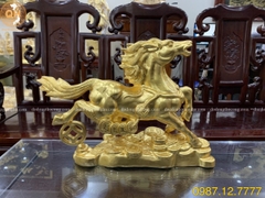 TƯỢNG NGỰA TIỀN TÀI LỘC THẾP VÀNG 9999