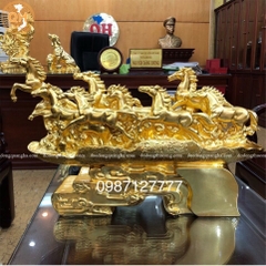TƯỢNG BÁT MÃ THẾP VÀNG 9999