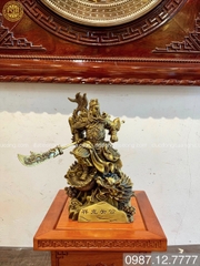 TƯỢNG QUAN VÂN TRƯỜNG ĐỨNG CÂY TÙNG