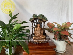 TƯỢNG PHẬT THÍCH CA NGỒI GỐC CÂY ĐỀ CAO 30CM