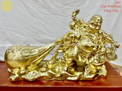 TƯỢNG DI LẠC KÉO BỊ ĐỒNG VÀNG KATTUT