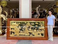 TRANH VINH QUY BÁI TỔ 2M3 THẾP VÀNG 9999