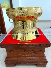 QUẢ TRỐNG 50CM MẠ VÀNG
