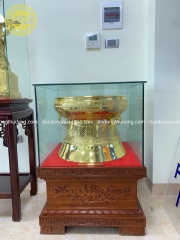 QUẢ TRỐNG 50CM MẠ VÀNG