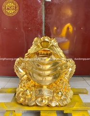 TƯỢNG CÓC THIỀM THỪ THẾP VÀNG 9999