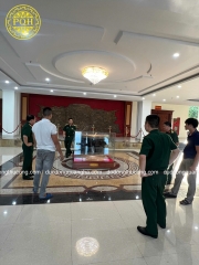 QUẢ TRỐNG ĐỒNG ĐỎ ĐƯỜNG KÍNH 1M2 MÀU ĐỎ ĐEN