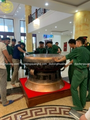 QUẢ TRỐNG ĐỒNG ĐỎ ĐƯỜNG KÍNH 1M2 MÀU ĐỎ ĐEN