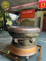 QUẢ TRỐNG ĐỒNG ĐỎ ĐƯỜNG KÍNH 1M2 MÀU ĐỎ ĐEN