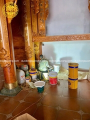 ỐP CỘT NHÀ BẰNG ĐỒNG