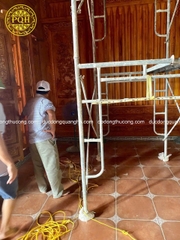 ỐP CỘT NHÀ BẰNG ĐỒNG