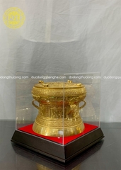QUẢ TRỐNG ĐỒNG DÁT VÀNG