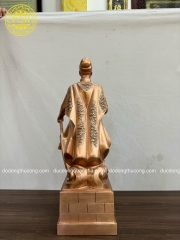 TƯỢNG TRẦN HƯNG ĐẠO CAO 60CM ĐỒNG ĐỎ