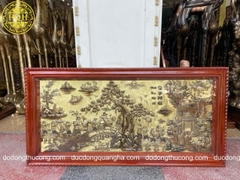 TRANH VINH QUY BÁI TỔ 1m55 màu giả cổ