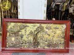 TRANH VINH QUY BÁI TỔ 1m55 màu giả cổ