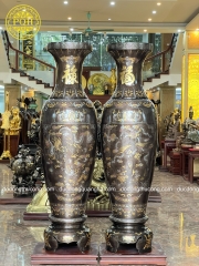 lộc bình cao 1m75 khảm ngũ sắc
