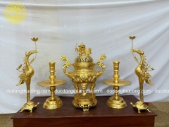 NGŨ SỰ 60 ĐỒNG ĐỎ DÁT VÀNG 9999
