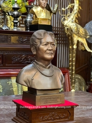 TƯỢNG CHÂN DUNG BẰNG ĐỒNG MÀU CỔ