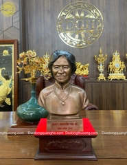 TƯỢNG CHÂN DUNG BẰNG ĐỒNG MÀU CỔ