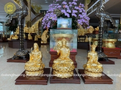 TƯỢNG PHẬT BÀ QUAN ÂM DÁT VÀNG