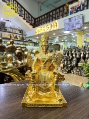 TƯỢNG VUA HÙNG DÁT VÀNG CAO 25CM