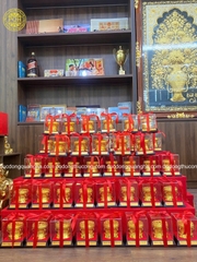 quả trống dát vàng làm quà tặng lh: 0987127777