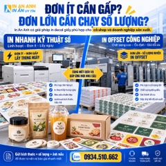 In Decal Giấy Giá Rẻ, Lấy Ngay – Xưởng In Tem Decal Hà Nội