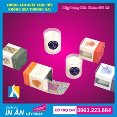 In hộp giấy đựng nến thơm - Tăng tính thẩm mỹ, tính cạnh tranh và tạo thương hiệu tốt cho sản phẩm nến thơm