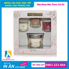 In hộp giấy đựng nến thơm - Tăng tính thẩm mỹ, tính cạnh tranh và tạo thương hiệu tốt cho sản phẩm nến thơm