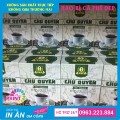 Tạo dấu ấn thương hiệu với dịch vụ in bao bì giấy đựng cà phê chuyên nghiệp