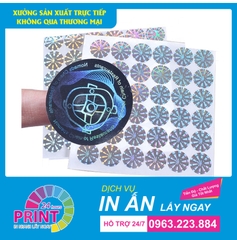 In tem bảo hành, in tem vỡ GIÁ RẺ chất lượng cao, nhanh chóng
