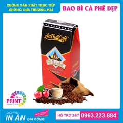 Tạo dấu ấn thương hiệu với dịch vụ in bao bì giấy đựng cà phê chuyên nghiệp