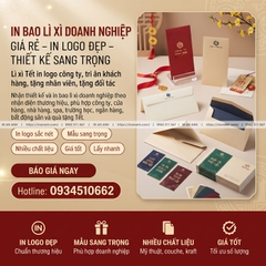 In Bao Lì Xì Doanh Nghiệp Giá Rẻ Thiết Kế Lì Xì Logo Đẹp