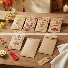 In Bao Lì Xì Giấy Kraft Giá Rẻ Thiết Kế Mẫu Độc Đáo Đẹp