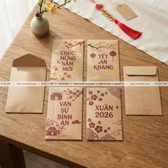 In Bao Lì Xì Giấy Kraft Giá Rẻ Thiết Kế Mẫu Độc Đáo Đẹp