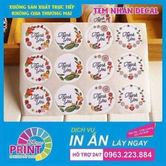 Bảng Giá In Tem Nhãn Mác