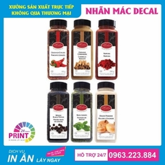Bảng Giá In Tem Nhãn Mác