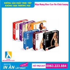 Hộp giấy đựng bao su được thiết kế và in ấn chất lượng, sang trọng nhất.