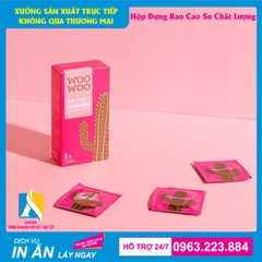 Hộp giấy đựng bao su được thiết kế và in ấn chất lượng, sang trọng nhất.