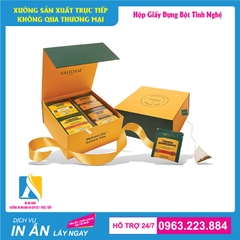 In hộp giấy đựng tinh bột ngũ cốc, tinh bột nghệ, mầm đậu nành, gạo lứt tại Hà Nội.