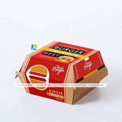 In hộp giấy đựng hamburger theo yêu cầu, hộp sẵn GIÁ RẺ, mẫu đẹp 2025