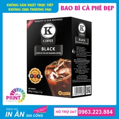Tạo dấu ấn thương hiệu với dịch vụ in bao bì giấy đựng cà phê chuyên nghiệp