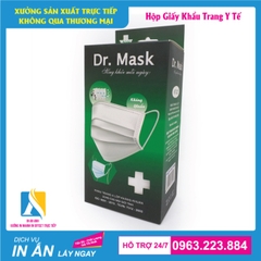 In hộp khẩu trang y tế chất lượng, GIÁ RẺ - Báo giá